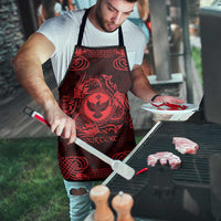 Personalized Glamorgan Morgannwg Apron Red Raven Celtic-inspired - Wonder Print Shop