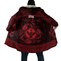 Personalized Glamorgan Morgannwg Cloak Red Raven Celtic-inspired - Wonder Print Shop