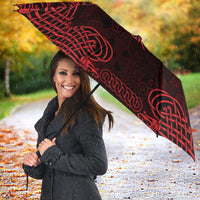 Personalized Glamorgan Morgannwg Umbrella Red Raven Celtic-inspired - Wonder Print Shop
