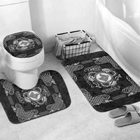 Personalized Merionethshire Meirionnydd Bathroom Set Black Wolf Celtic-inspired - Wonder Print Shop