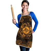 Personalized Merionethshire Meirionnydd Apron Gold Wolf Celtic-inspired - Wonder Print Shop