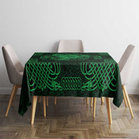 Personalized Merionethshire Meirionnydd Tablecloth Green Wolf Celtic-inspired - Wonder Print Shop