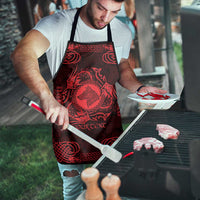 Personalized Merionethshire Meirionnydd Apron Red Wolf Celtic-inspired - Wonder Print Shop