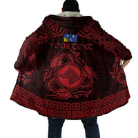 Personalized Merionethshire Meirionnydd Cloak Red Wolf Celtic-inspired - Wonder Print Shop