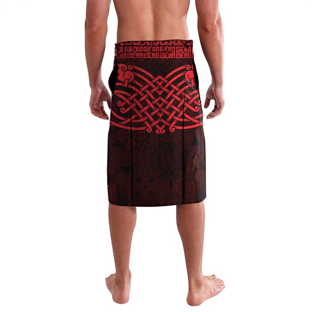 Personalized Merionethshire Meirionnydd Lavalava Red Wolf Celtic-inspired - Wonder Print Shop