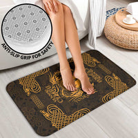 Personalized Pembrokeshire Sir Benfro Bathroom Set Gold Puffin Celtic-inspired - Wonder Print Shop