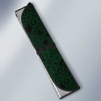 Personalized Pembrokeshire Sir Benfro Auto Sun Shade Green Puffin Celtic-inspired - Wonder Print Shop