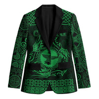 Personalized Pembrokeshire Sir Benfro Blazer Green Puffin Celtic-inspired - Wonder Print Shop