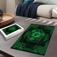 Personalized Pembrokeshire Sir Benfro Puzzle Green Puffin Celtic-inspired - Wonder Print Shop