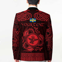 Personalized Pembrokeshire Sir Benfro Blazer Red Puffin Celtic-inspired - Wonder Print Shop