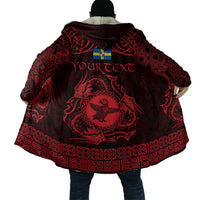 Personalized Pembrokeshire Sir Benfro Cloak Red Puffin Celtic-inspired - Wonder Print Shop