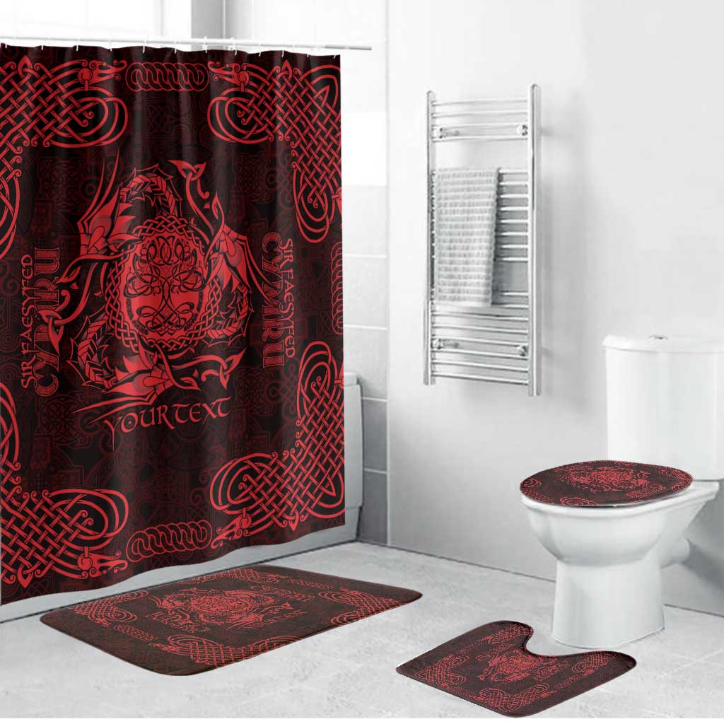 Personalized Radnorshire Sir Faesyfed Bathroom Set Red Oak Tree Of Life Celtic-inspired - Wonder Print Shop