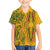 Africa Dashiki Hawaiian Shirt African Tribal Art Mixed Polynesian Tattoo Gold Color Unique - Wonder Print Shop