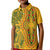 Africa Dashiki Kid Polo Shirt African Tribal Art Mixed Polynesian Tattoo Gold Color Unique - Wonder Print Shop