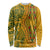 Africa Dashiki Long Sleeve Shirt African Tribal Art Mixed Polynesian Tattoo Gold Color Unique - Wonder Print Shop