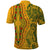 Africa Dashiki Polo Shirt African Tribal Art Mixed Polynesian Tattoo Gold Color Unique - Wonder Print Shop