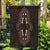 Africa Dashiki Garden Flag African Tribal Art Mixed Polynesian Tattoo Red Color Unique - Wonder Print Shop