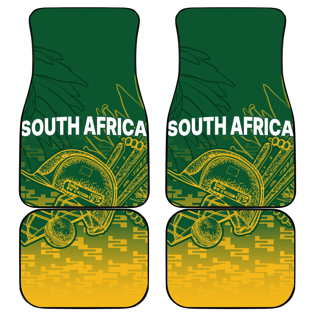 South Africa Cricket Car Mats Go Proteas World Cup Version 2023 Sproty LT9 - Wonder Print Shop