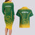 South Africa Cricket Couples Matching Long Sleeve Bodycon Dress and Hawaiian Shirt Go Proteas World Cup Version 2023 Sproty LT9 - Wonder Print Shop