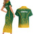 South Africa Cricket Couples Matching Short Sleeve Bodycon Dress and Hawaiian Shirt Go Proteas World Cup Version 2023 Sproty LT9 - Wonder Print Shop