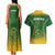 South Africa Cricket Couples Matching Tank Maxi Dress and Hawaiian Shirt Go Proteas World Cup Version 2023 Sproty LT9 - Wonder Print Shop