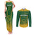 South Africa Cricket Couples Matching Tank Maxi Dress and Long Sleeve Button Shirts Go Proteas World Cup Version 2023 Sproty LT9 - Wonder Print Shop