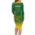 South Africa Cricket Family Matching Long Sleeve Bodycon Dress and Hawaiian Shirt Go Proteas World Cup Version 2023 Sproty LT9 - Wonder Print Shop