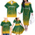 South Africa Cricket Family Matching Off Shoulder Long Sleeve Dress and Hawaiian Shirt Go Proteas World Cup Version 2023 Sproty - Wonder Print Shop