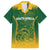 South Africa Cricket Family Matching Off Shoulder Long Sleeve Dress and Hawaiian Shirt Go Proteas World Cup Version 2023 Sproty - Wonder Print Shop