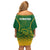 South Africa Cricket Family Matching Off Shoulder Short Dress and Hawaiian Shirt Go Proteas World Cup Version 2023 Sproty LT9 - Wonder Print Shop