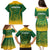 South Africa Cricket Family Matching Puletasi Dress and Hawaiian Shirt Go Proteas World Cup Version 2023 Sproty - Wonder Print Shop