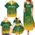 South Africa Cricket Family Matching Summer Maxi Dress and Hawaiian Shirt Go Proteas World Cup Version 2023 Sproty - Wonder Print Shop