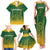 South Africa Cricket Family Matching Tank Maxi Dress and Hawaiian Shirt Go Proteas World Cup Version 2023 Sproty - Wonder Print Shop