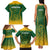 South Africa Cricket Family Matching Tank Maxi Dress and Hawaiian Shirt Go Proteas World Cup Version 2023 Sproty - Wonder Print Shop