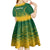 South Africa Cricket Kid Short Sleeve Dress Go Proteas World Cup Version 2023 Sproty - Wonder Print Shop