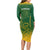 South Africa Cricket Long Sleeve Bodycon Dress Go Proteas World Cup Version 2023 Sproty - Wonder Print Shop