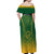 South Africa Cricket Off Shoulder Maxi Dress Go Proteas World Cup Version 2023 Sproty - Wonder Print Shop