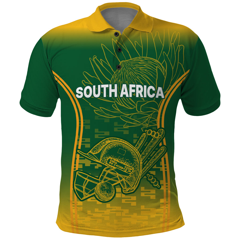 South Africa Cricket Polo Shirt Go Proteas World Cup Version 2023 Sproty - Wonder Print Shop