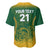 Custom South Africa Cricket Baseball Jersey Go Proteas World Cup Version 2023 Sproty LT9 - Wonder Print Shop