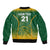 Custom South Africa Cricket Bomber Jacket Go Proteas World Cup Version 2023 Sproty LT9 - Wonder Print Shop