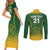 Custom South Africa Cricket Couples Matching Short Sleeve Bodycon Dress and Long Sleeve Button Shirts Go Proteas World Cup Version 2023 Sproty LT9 - Wonder Print Shop