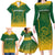 Custom South Africa Cricket Family Matching Long Sleeve Bodycon Dress and Hawaiian Shirt Go Proteas World Cup Version 2023 Sproty LT9 - Wonder Print Shop