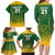 Custom South Africa Cricket Family Matching Long Sleeve Bodycon Dress and Hawaiian Shirt Go Proteas World Cup Version 2023 Sproty LT9 - Wonder Print Shop