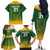 Custom South Africa Cricket Family Matching Off Shoulder Long Sleeve Dress and Hawaiian Shirt Go Proteas World Cup Version 2023 Sproty - Wonder Print Shop