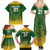 Custom South Africa Cricket Family Matching Summer Maxi Dress and Hawaiian Shirt Go Proteas World Cup Version 2023 Sproty - Wonder Print Shop