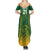 Custom South Africa Cricket Family Matching Summer Maxi Dress and Hawaiian Shirt Go Proteas World Cup Version 2023 Sproty - Wonder Print Shop