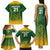 Custom South Africa Cricket Family Matching Tank Maxi Dress and Hawaiian Shirt Go Proteas World Cup Version 2023 Sproty - Wonder Print Shop