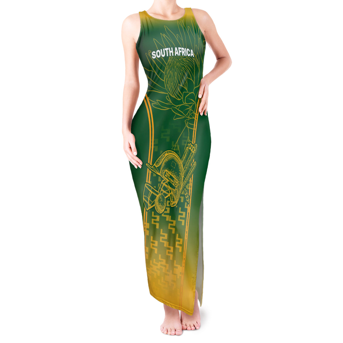 custom-south-africa-cricket-tank-maxi-dress-go-proteas-world-cup-version-2023-sproty