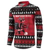 Merry Krampusnacht Personalized Button Sweatshirt Austrian Bavaria Alpine Christmas Demons - Wonder Print Shop