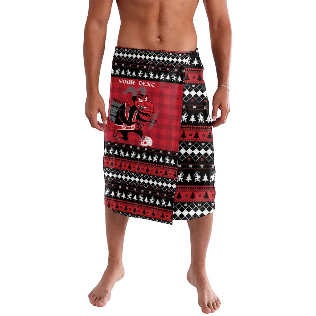 Merry Krampusnacht Personalized Lavalava Austrian Bavaria Alpine Christmas Demons - Wonder Print Shop